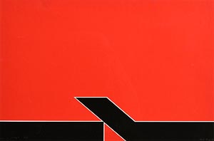Cecil King, Red and Black (1973) at Morgan O'Driscoll Art Auctions