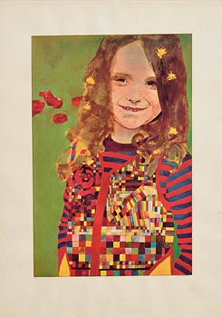 Peter Blake, Girl in a Poppy Field (1974) at Morgan O'Driscoll Art Auctions