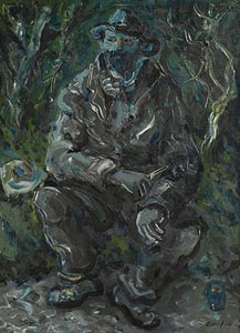 George F. Campbell, Seated Man at Morgan O'Driscoll Art Auctions