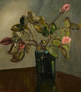 Deborah Brown, Still Life - Vase of Flowers at Morgan O'Driscoll Art Auctions