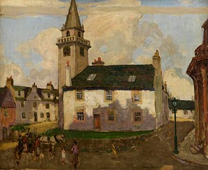 James Wright, The Town Square at Morgan O'Driscoll Art Auctions
