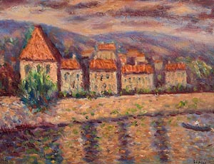 Joseph Louis Francois Lepine, Sur la Dordogne at Morgan O'Driscoll Art Auctions