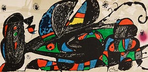 Joan Miro, Iran (1974) at Morgan O'Driscoll Art Auctions