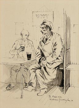 William Harrington, The Paper Man (1975) at Morgan O'Driscoll Art Auctions