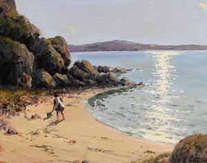 James Humbert Craig, Reflections on the Antrim Coast at Morgan O'Driscoll Art Auctions