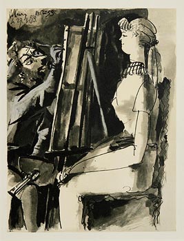 Pablo Picasso, Le Peintre et Son Modele (1954) at Morgan O'Driscoll Art Auctions