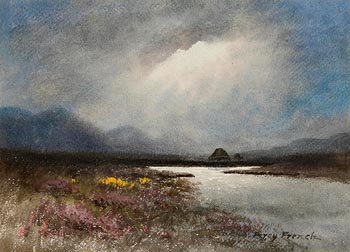 William Percy French, Peat Stack, Connemara at Morgan O'Driscoll Art Auctions