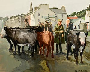Cecil Maguire, June Fair, Clifden Connemara (1986) at Morgan O'Driscoll Art Auctions