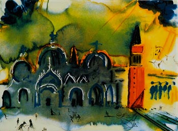 Salvador Dali, St. Mark's Square, Venice at Morgan O'Driscoll Art Auctions