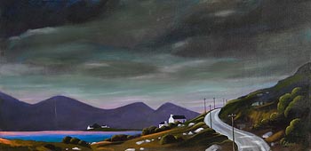 George Callaghan, The Coast Road at Morgan O'Driscoll Art Auctions