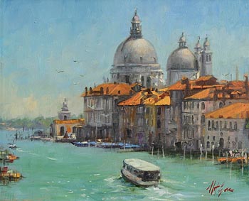 Mat Grogan, St. Mark's, Venice at Morgan O'Driscoll Art Auctions