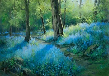 Annemarie Bourke, Blue Bell Wood at Morgan O'Driscoll Art Auctions
