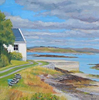 Sara Hodson, Cottage, Heir Island (2021) at Morgan O'Driscoll Art Auctions