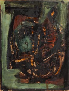 Tony O'Malley, Irish Landscape (Autumn) (1962) at Morgan O'Driscoll Art Auctions