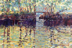Arthur K. Maderson, September Evening, The Weir Near Lismore at Morgan O'Driscoll Art Auctions