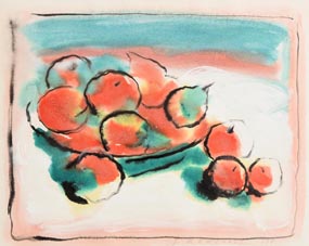 Neil Shawcross, Still Life - Fruit in a Vase (1997) at Morgan O'Driscoll Art Auctions