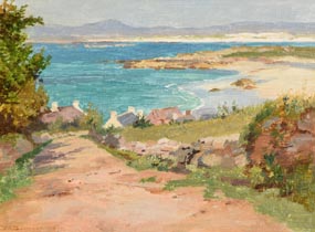 William Henry Bartlett, Dog Bay, Donegal (1910) at Morgan O'Driscoll Art Auctions