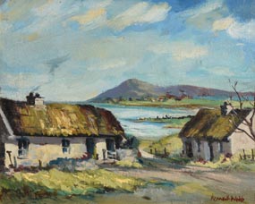 Kenneth Webb, Cottages in Co. Down (1960's) at Morgan O'Driscoll Art Auctions