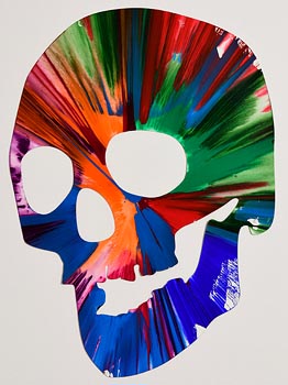 Damien Hirst, Spin Series - Skull (2009) at Morgan O'Driscoll Art Auctions