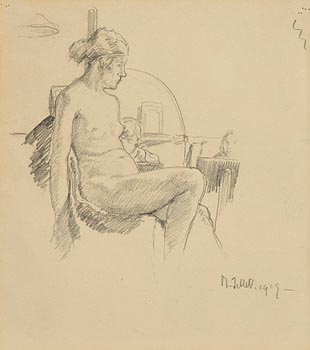 Mainie Jellett, Relaxing Female Nude (1919) at Morgan O'Driscoll Art Auctions