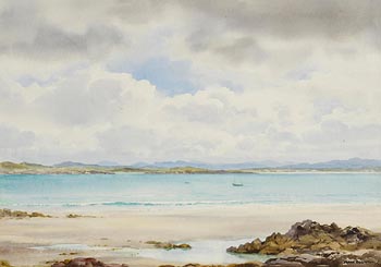 Frank J. Egginton, Marble Hill Strand, Port na Blagh, Donegal at Morgan O'Driscoll Art Auctions
