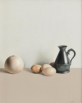 Liam Belton, Gourd, Pewter and Eggs at Morgan O'Driscoll Art Auctions