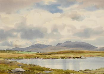 Frank J. Egginton, Lough Salt Mountain from Creeslough at Morgan O'Driscoll Art Auctions