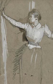 John Butler Yeats, The Pose at Morgan O'Driscoll Art Auctions