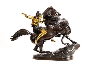 August Kiss, Amazon Warrior and Panther at Morgan O'Driscoll Art Auctions