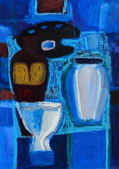 Ian Humphreys, Blue Palette at Morgan O'Driscoll Art Auctions