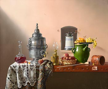 Pierre Raser, Fontaine, Muscat, Peches et Moulin at Morgan O'Driscoll Art Auctions