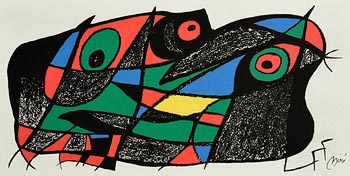 Joan Miro, Escultor, Sweden, 1974 at Morgan O'Driscoll Art Auctions