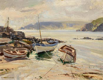 Maurice Canning Wilks, Boats, Cushendun at Morgan O'Driscoll Art Auctions