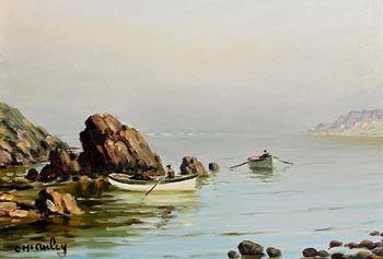 Charles J. McAuley, Boatmen on a Summer's Evening at Morgan O'Driscoll Art Auctions