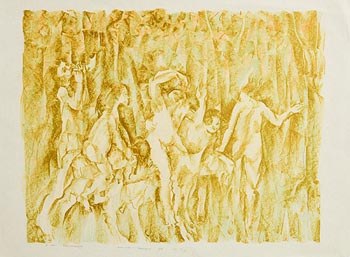 Louis Le Brocquy, Children in the Woods (1991) at Morgan O'Driscoll Art Auctions