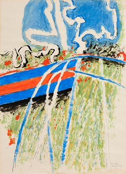 William Crozier, Spanish Landscape (1963) at Morgan O'Driscoll Art Auctions