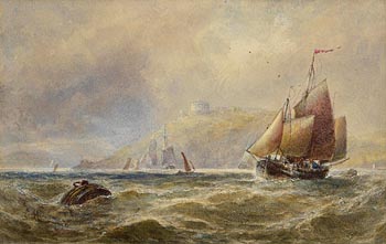 Edwin Hayes, Falmouth Harbour at Morgan O'Driscoll Art Auctions