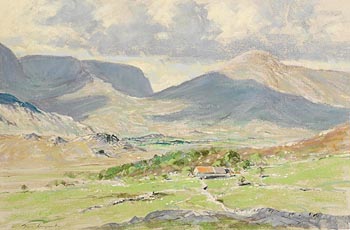 James Longueville, Shadow of the Clouds, Macgillycuddy Reeks at Morgan O'Driscoll Art Auctions