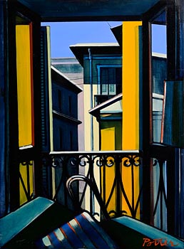 George Potter, My Roman Balcony (1992) at Morgan O'Driscoll Art Auctions