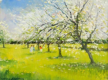 Norman J. McCaig, Apple Blossom Time at Morgan O'Driscoll Art Auctions