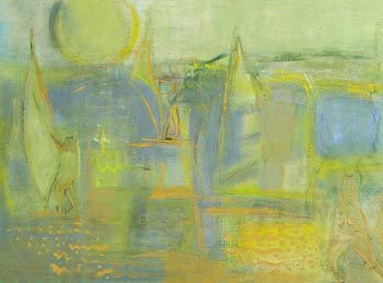 Anita Shelbourne, Coastal Landscape at Morgan O'Driscoll Art Auctions