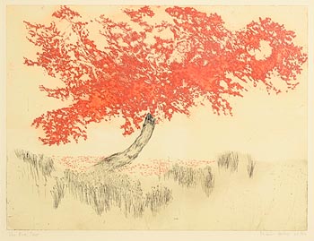 Patrick Hickey, The Red Tree at Morgan O'Driscoll Art Auctions