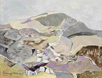 Rosemary Mitchell, Burial Mounds (1990) at Morgan O'Driscoll Art Auctions