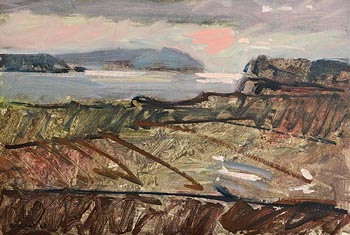 Brian Ballard, Evening Sea, Donegal (1985) at Morgan O'Driscoll Art Auctions