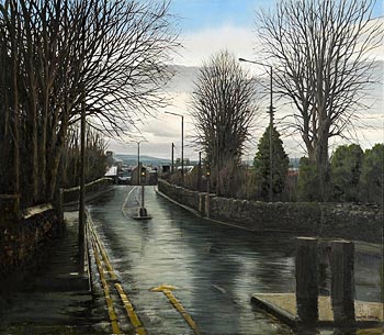 Eugene Conway, Traffic Lights, Athy at Morgan O'Driscoll Art Auctions