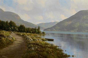 Gerard Marjoram, Killary Harbour, Co. Galway at Morgan O'Driscoll Art Auctions