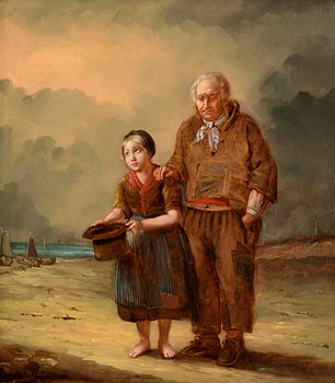 Jacobus Josephus Eeckhout, Down on Their Luck at Morgan O'Driscoll Art Auctions