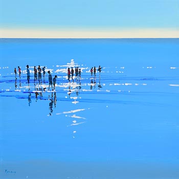 John Morris, Light Reflections, Inch Beach at Morgan O'Driscoll Art Auctions