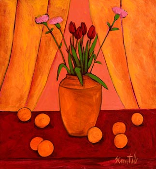 Graham Knuttel, Still Life - Fruit and Flowers at Morgan O'Driscoll Art Auctions