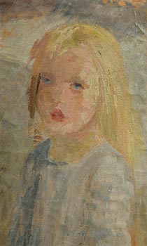 Basil Blackshaw, Study of a Girl at Morgan O'Driscoll Art Auctions